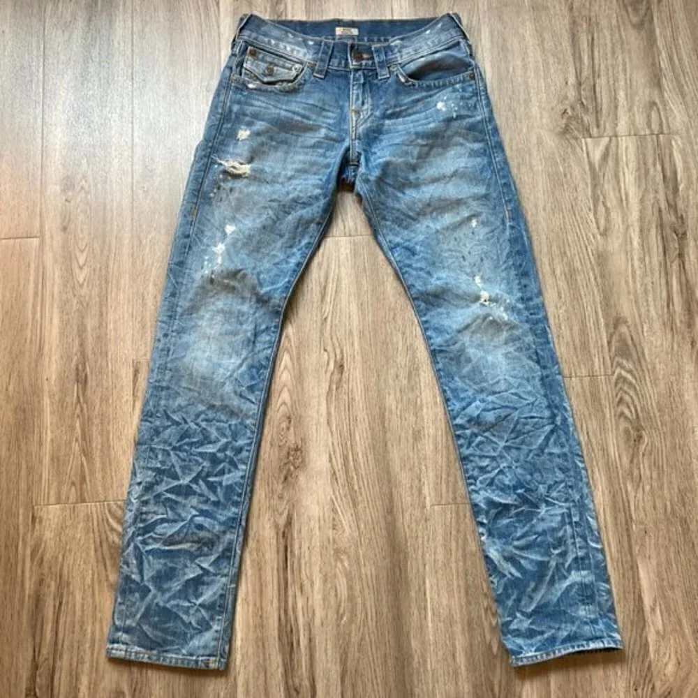 True Religion Geno Relaxed Slim Jeans Size 28 Tall